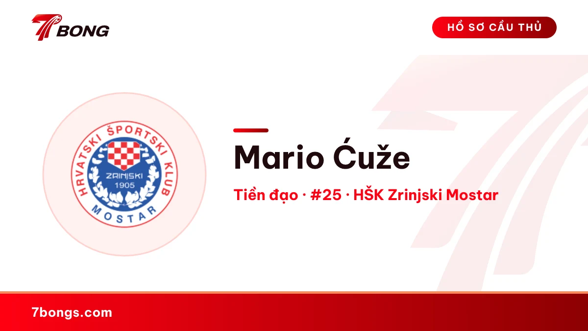 Mario Ćuže — HŠK Zrinjski Mostar