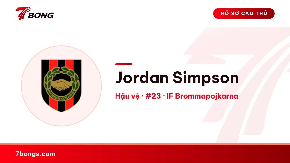 Jordan Simpson — IF Brommapojkarna
