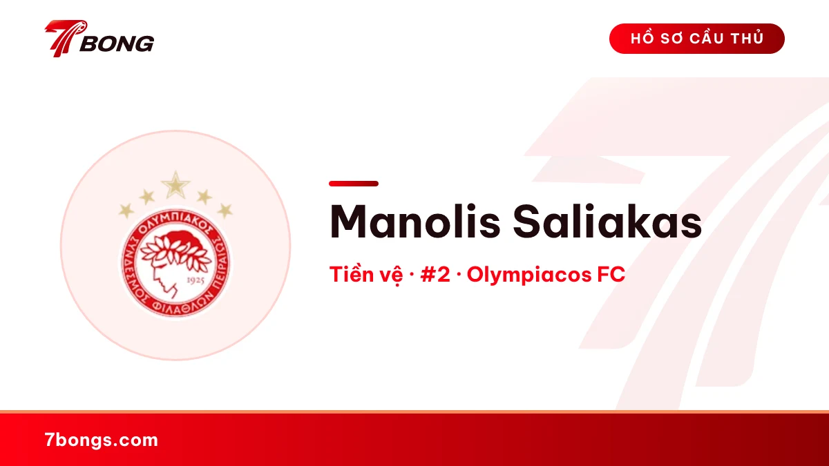 Manolis Saliakas — Olympiacos FC