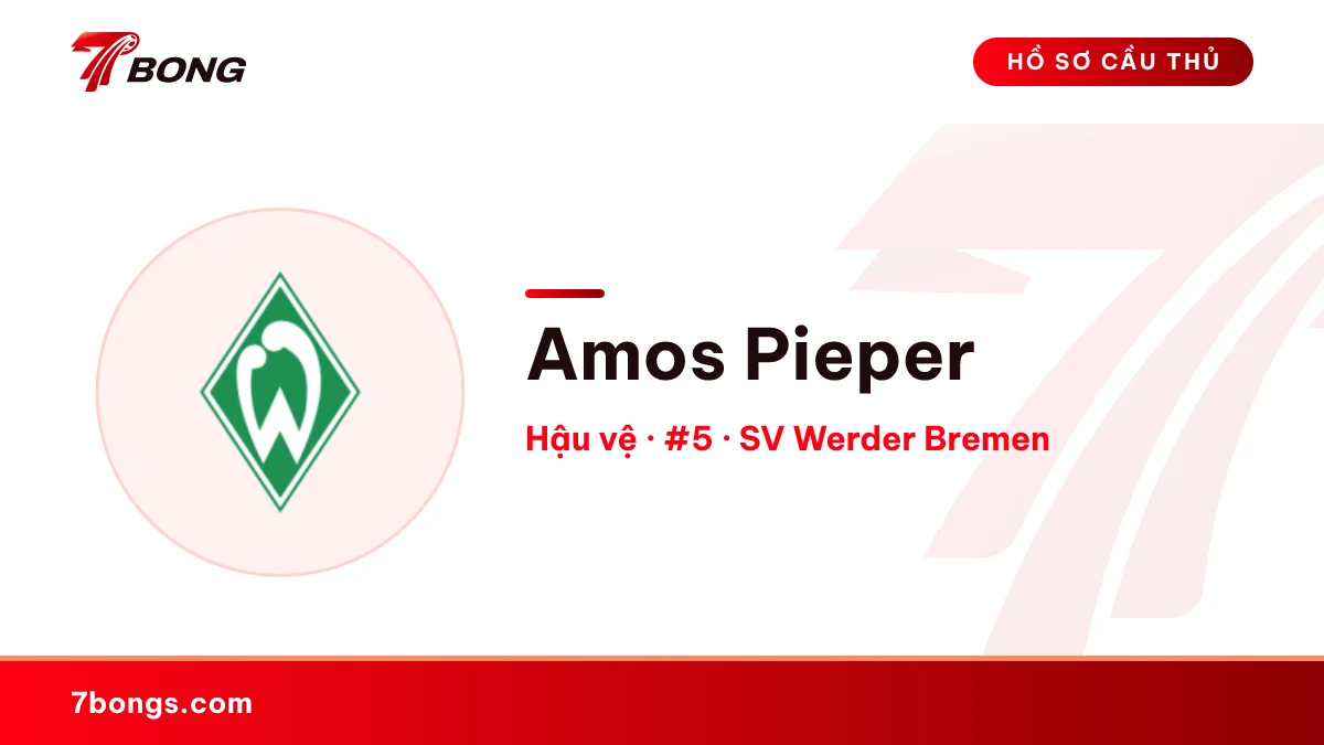 Amos Pieper — SV Werder Bremen