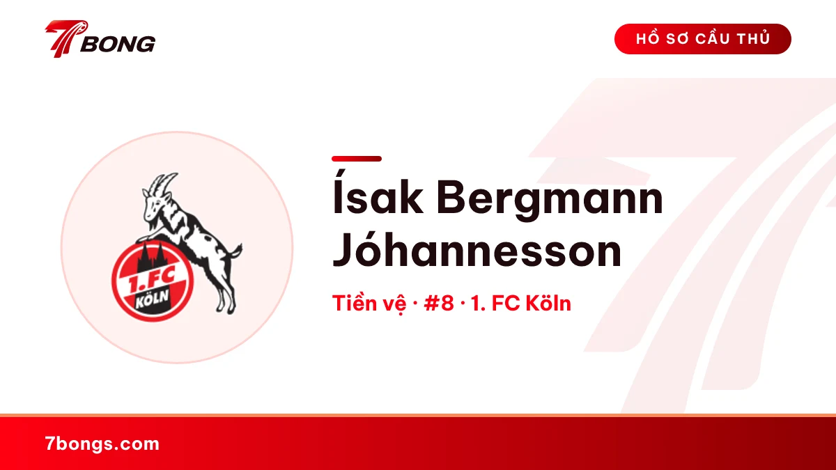 Ísak Bergmann Jóhannesson — 1. FC Köln