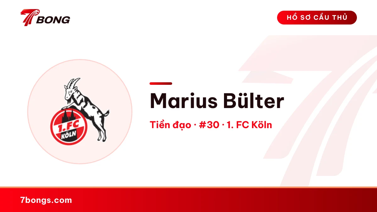 Marius Bülter — 1. FC Köln