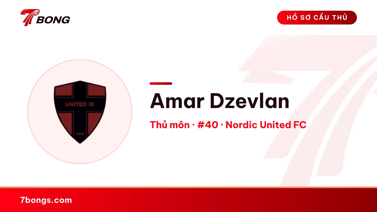 Amar Dzevlan — Nordic United FC