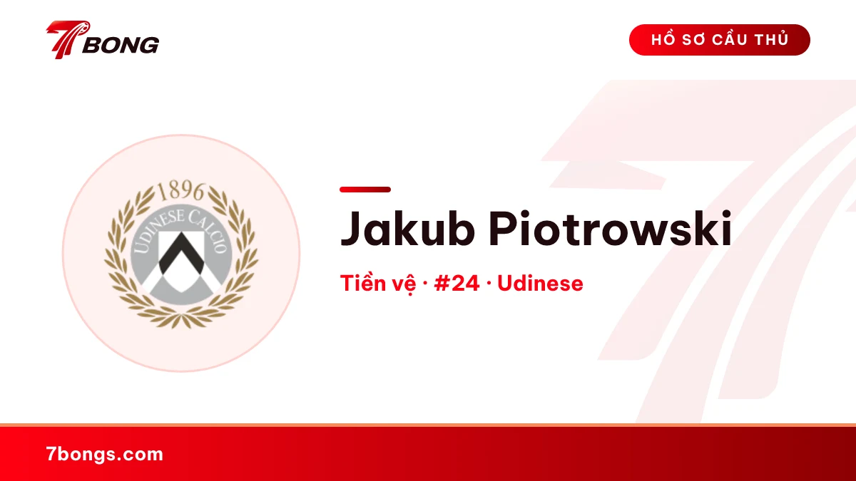 Jakub Piotrowski — Udinese
