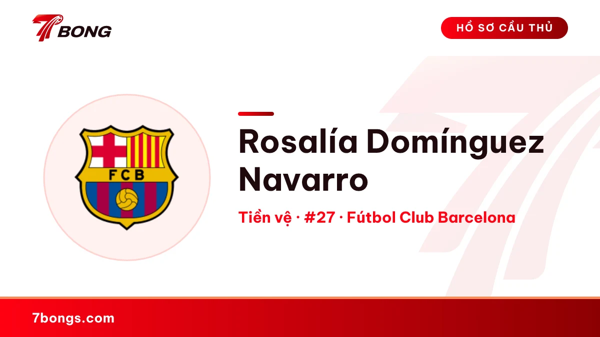 Rosalía Domínguez Navarro — Fútbol Club Barcelona