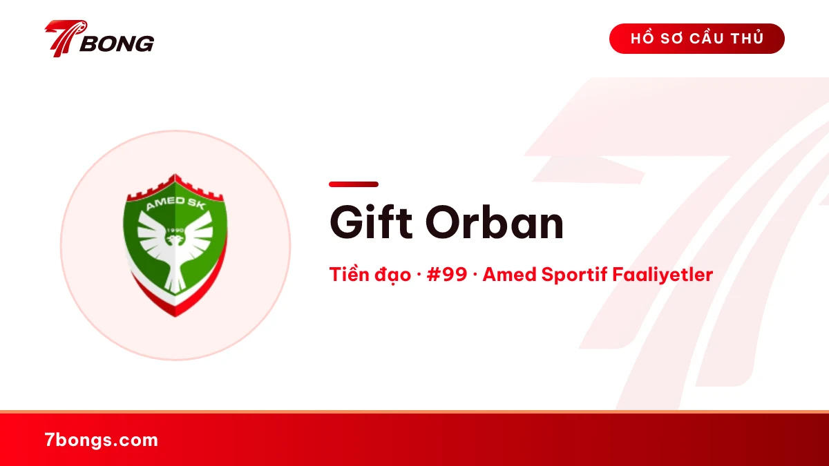Gift Orban — Amed Sportif Faaliyetler