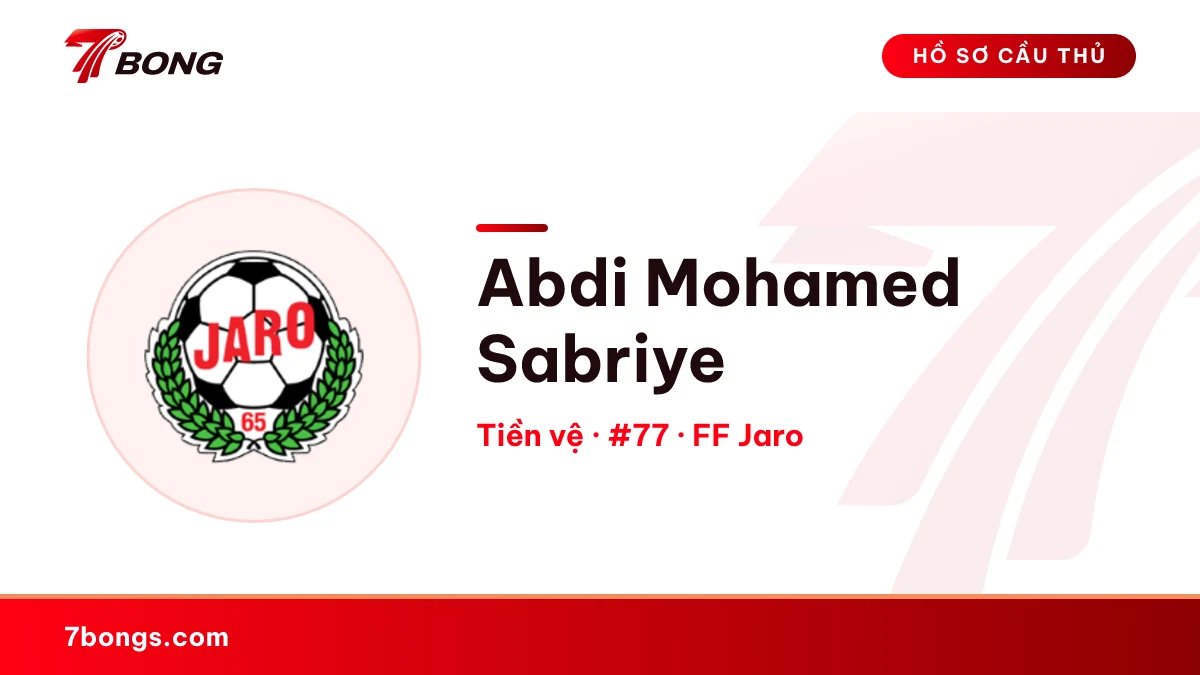 Abdi Mohamed Sabriye — FF Jaro