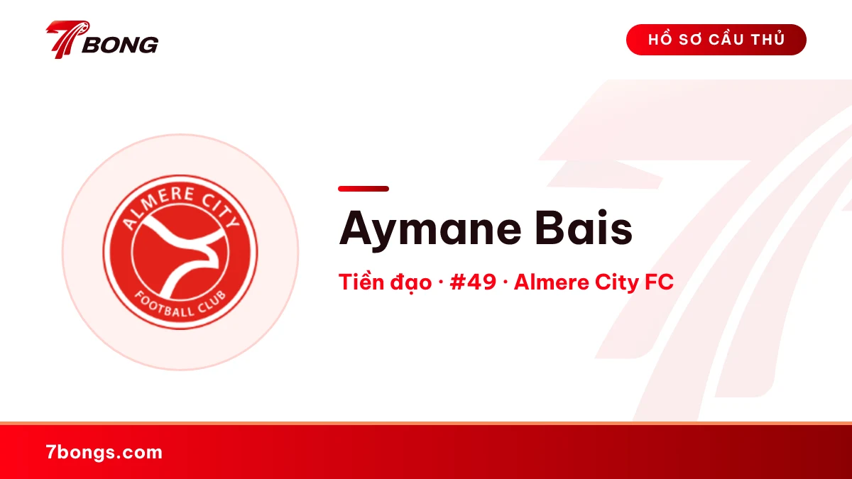 Aymane Bais — Almere City FC