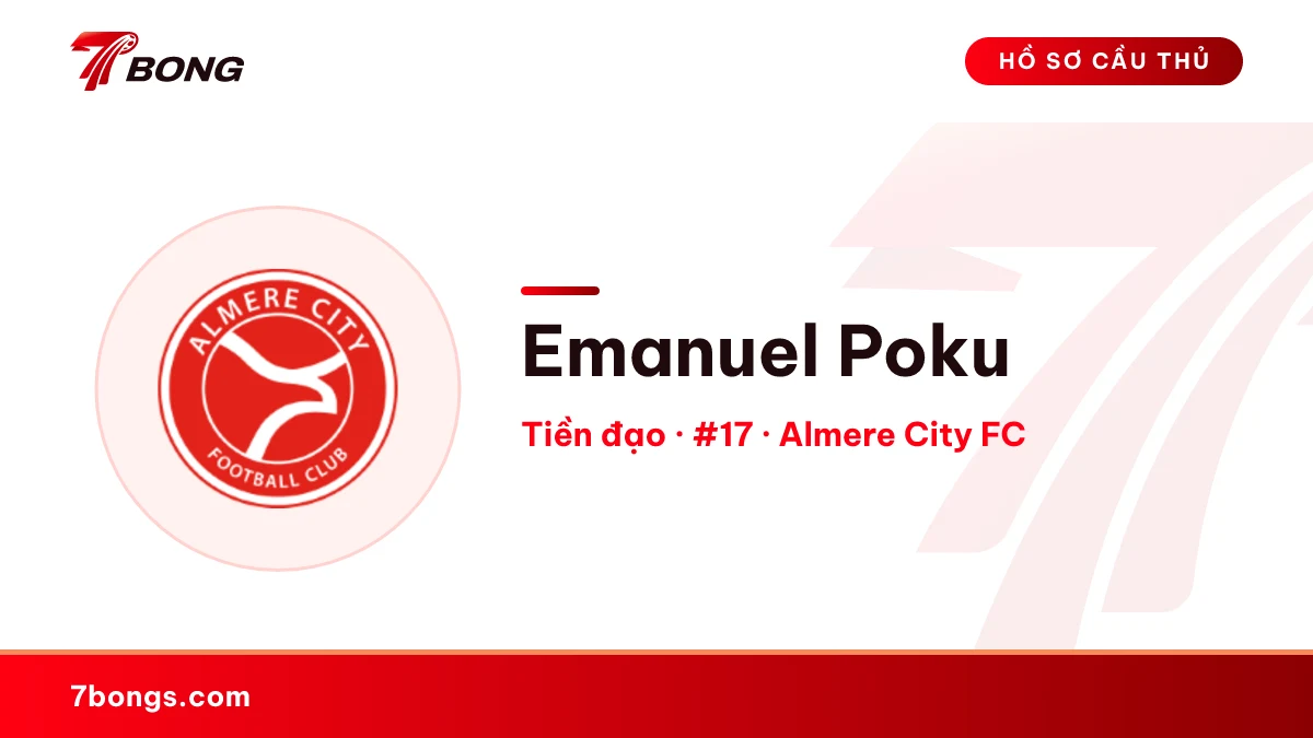Emanuel Poku — Almere City FC