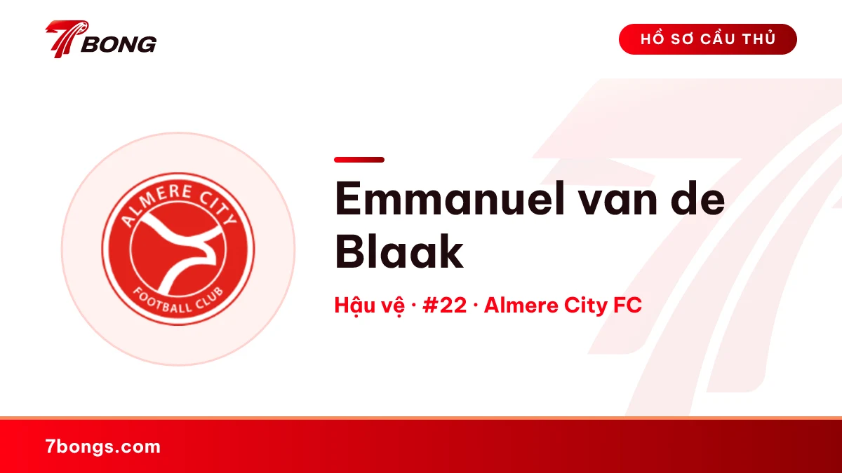 Emmanuel van de Blaak — Almere City FC