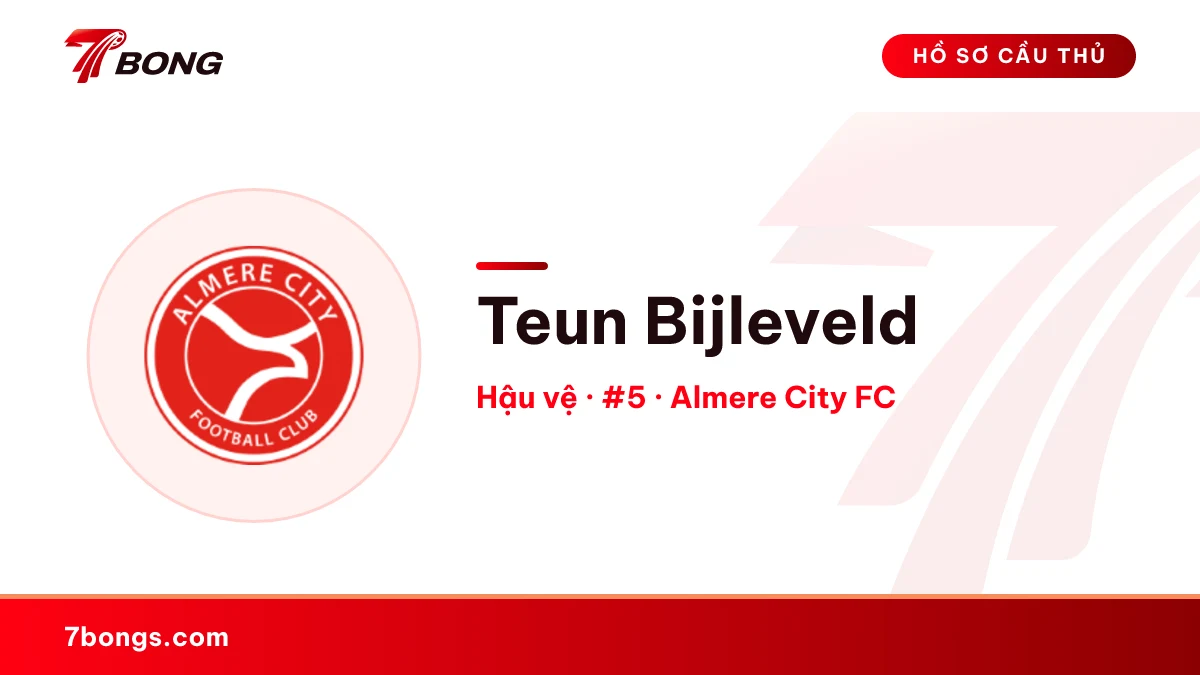 Teun Bijleveld — Almere City FC