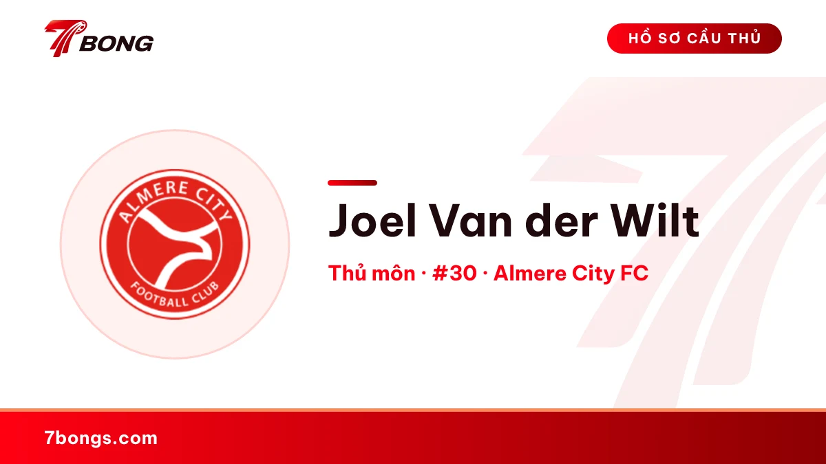 Joel Van der Wilt — Almere City FC