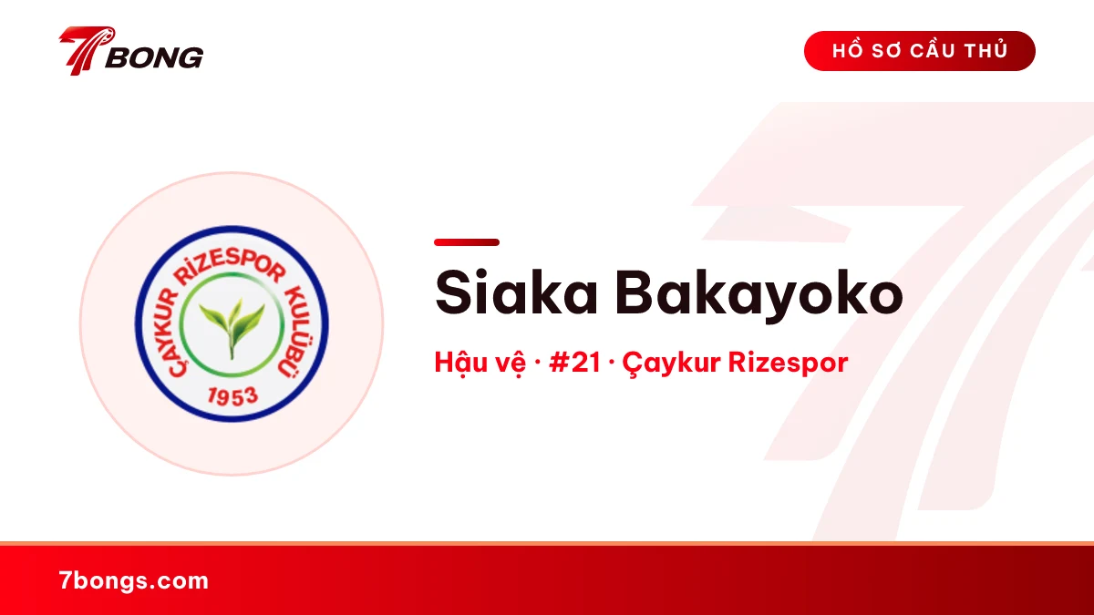 Siaka Bakayoko — Çaykur Rizespor