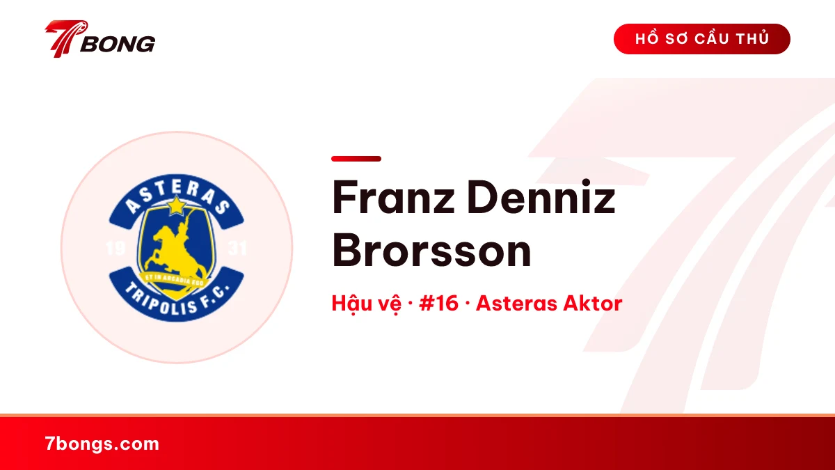 Franz Denniz Brorsson — Asteras Aktor