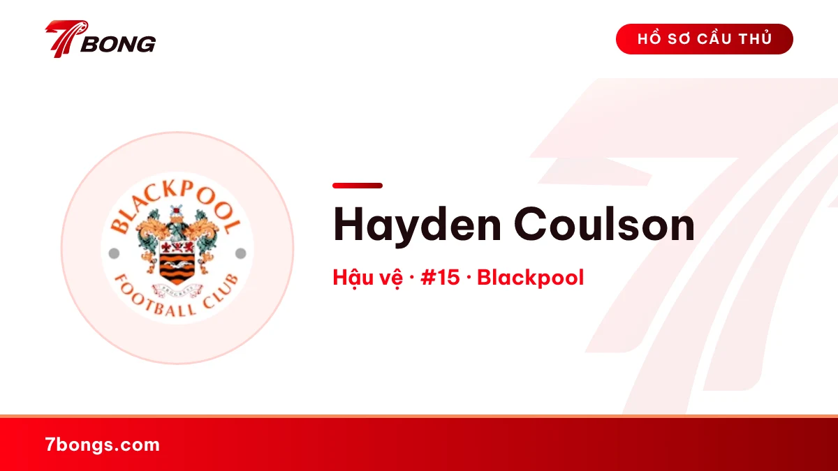Hayden Coulson — Blackpool