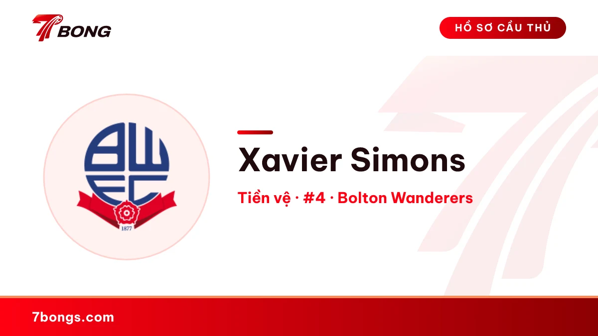 Xavier Simons — Bolton Wanderers