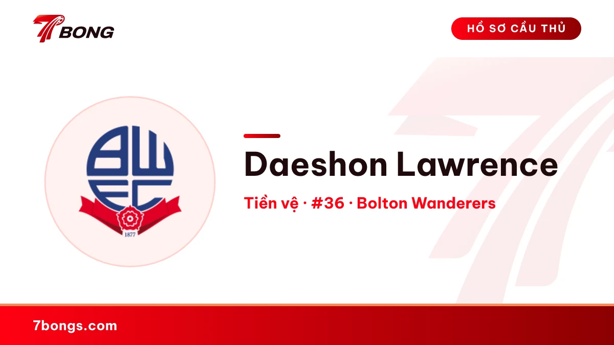 Daeshon Lawrence — Bolton Wanderers