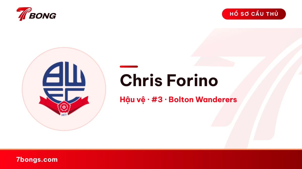 Chris Forino — Bolton Wanderers