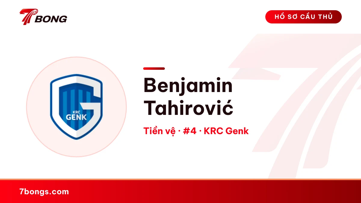Benjamin Tahirović — KRC Genk