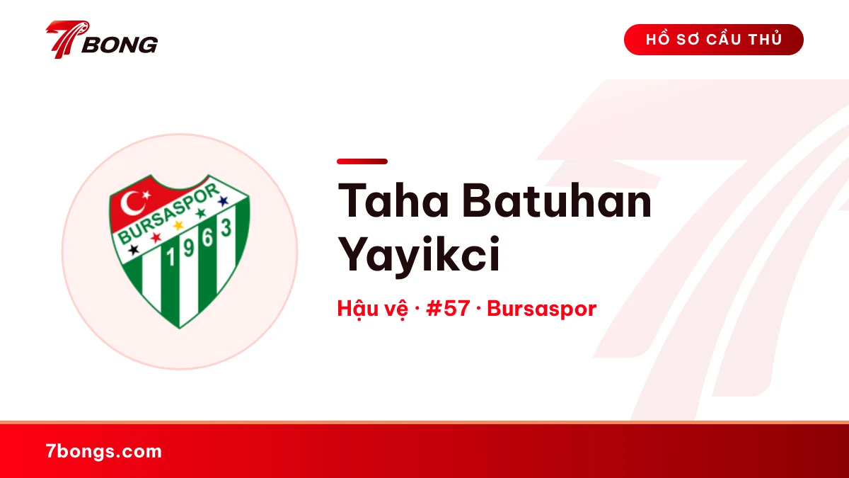 Taha Batuhan Yayikci — Bursaspor