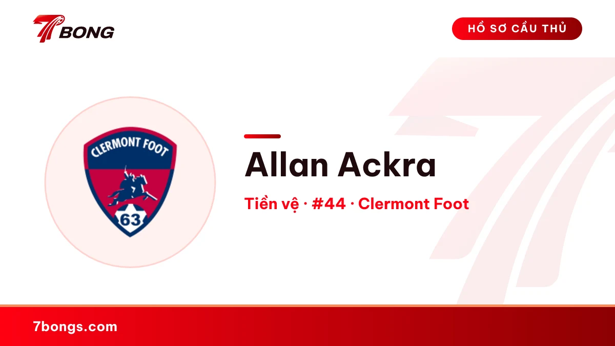 Allan Ackra — Clermont Foot