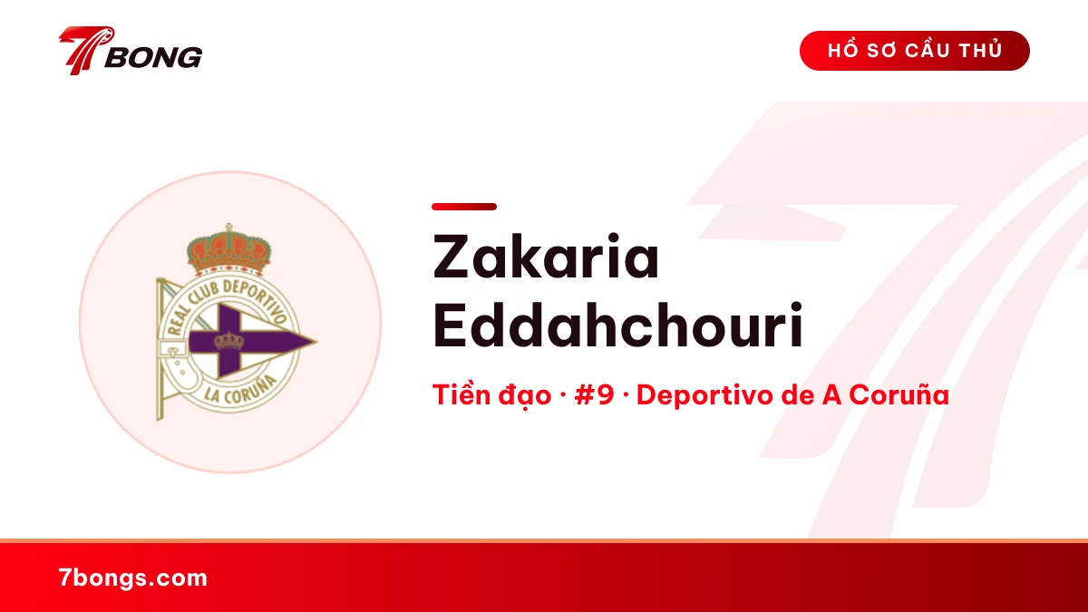 Zakaria Eddahchouri — Deportivo de A Coruña
