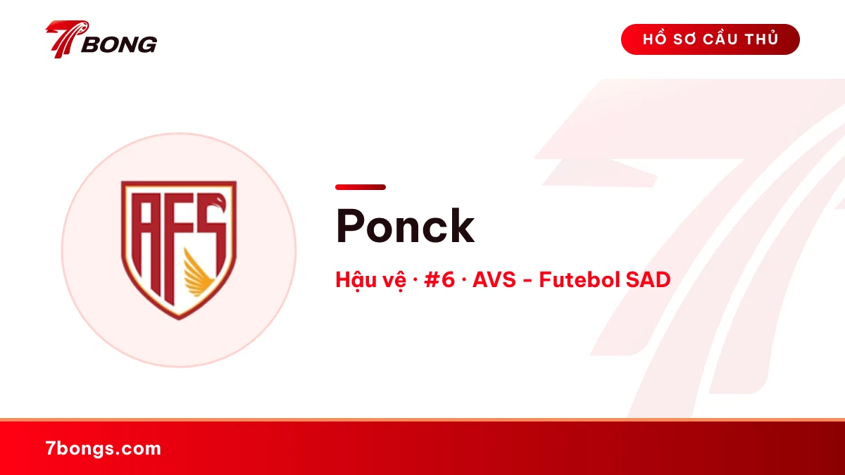 Ponck — AVS - Futebol SAD