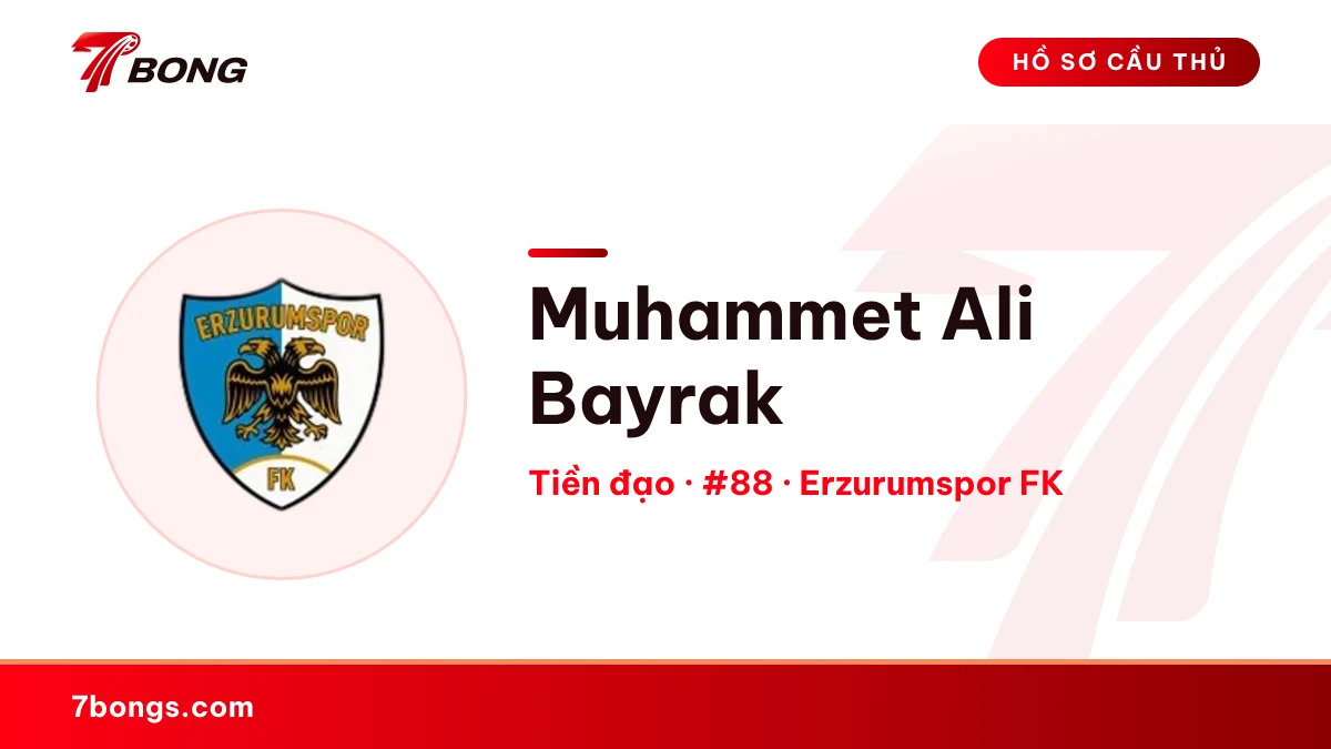 Muhammet Ali Bayrak — Erzurumspor FK