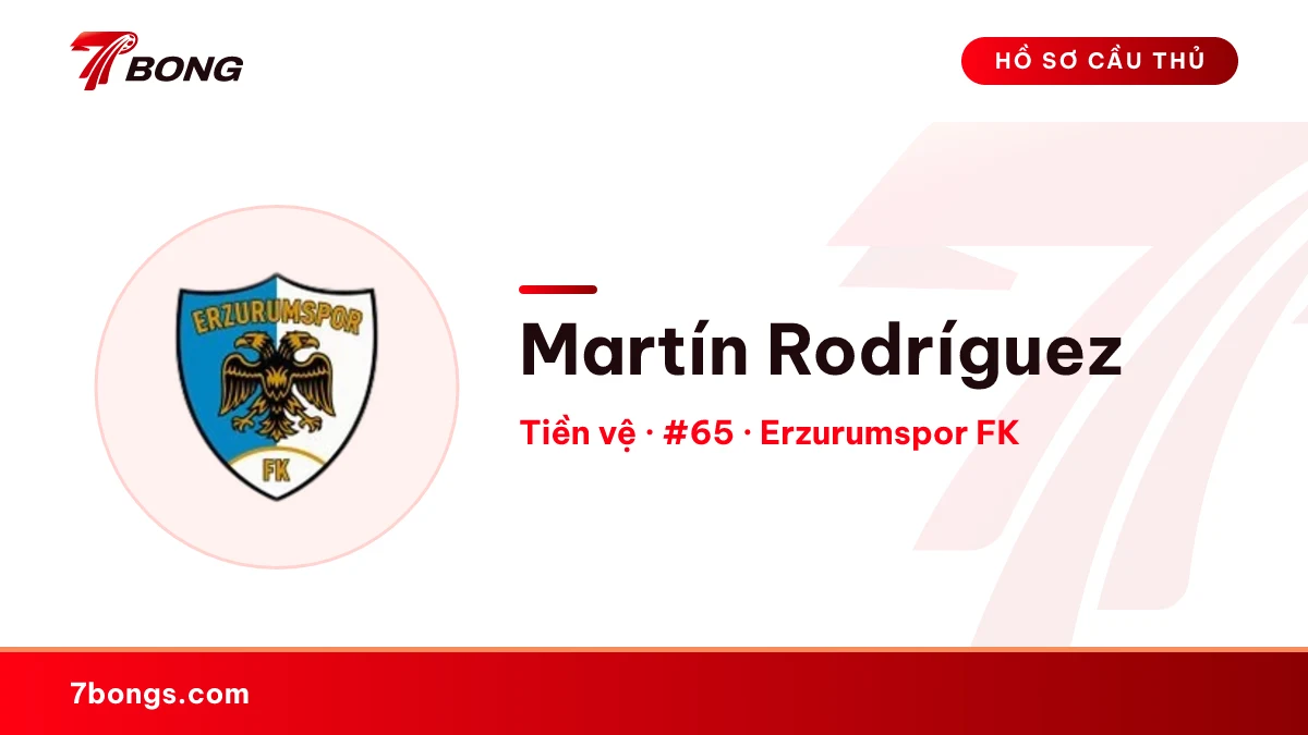 Martín Rodríguez — Erzurumspor FK