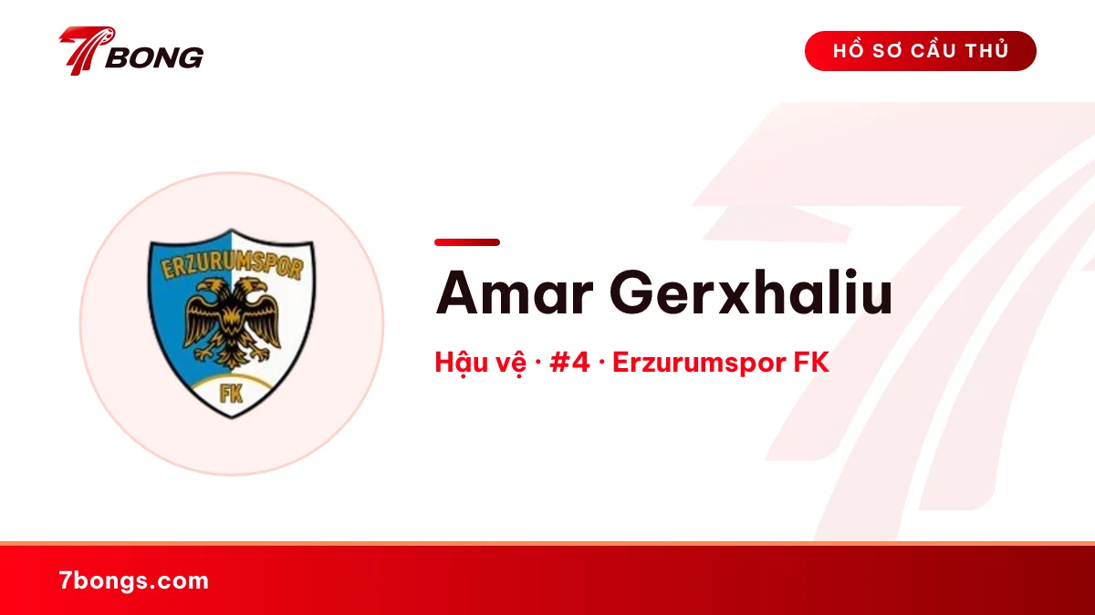 Amar Gerxhaliu — Erzurumspor FK