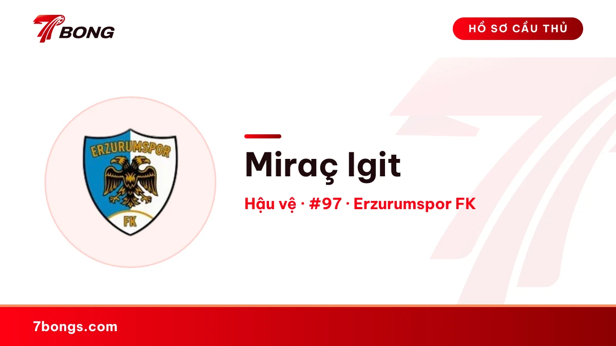 Miraç Igit — Erzurumspor FK