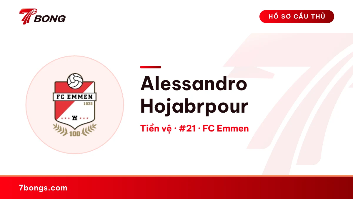 Alessandro Hojabrpour — FC Emmen
