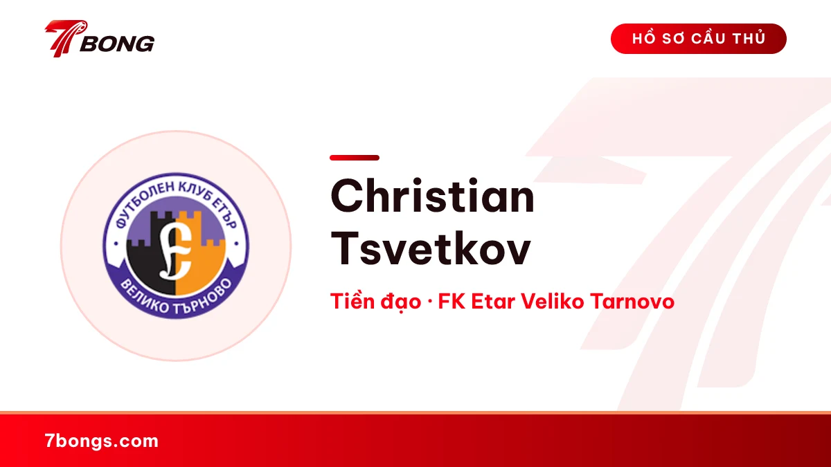 Christian Tsvetkov — FK Etar Veliko Tarnovo