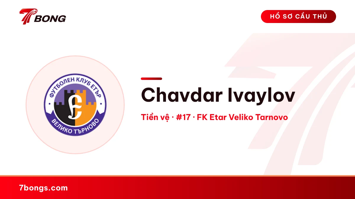 Chavdar Ivaylov — FK Etar Veliko Tarnovo