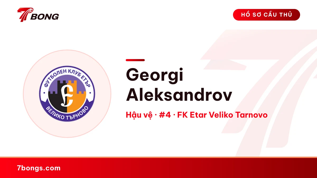 Georgi Aleksandrov — FK Etar Veliko Tarnovo