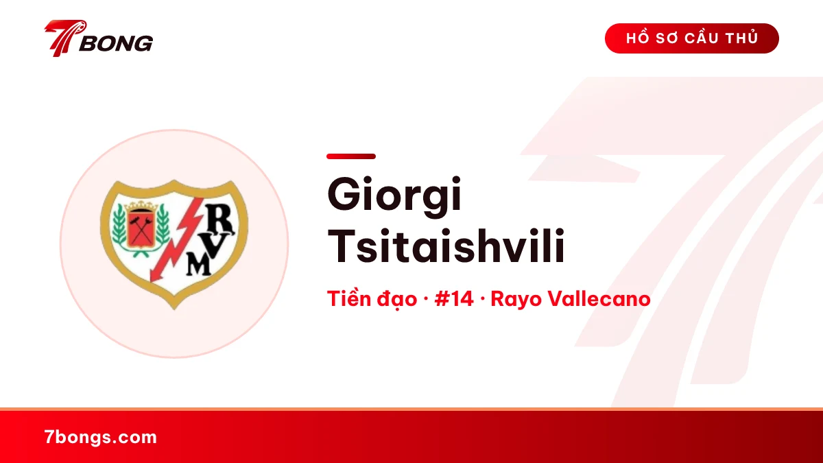 Giorgi Tsitaishvili — Rayo Vallecano