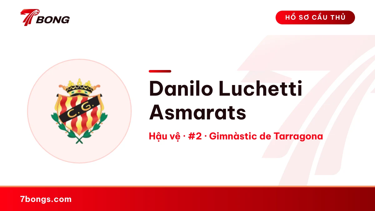 Danilo Luchetti Asmarats — Gimnàstic de Tarragona