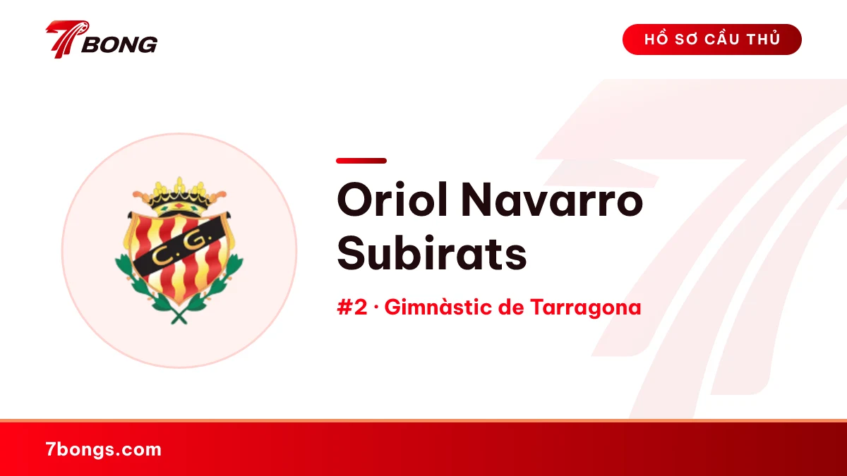 Oriol Navarro Subirats — Gimnàstic de Tarragona