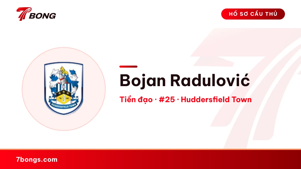 Bojan Radulović — Huddersfield Town