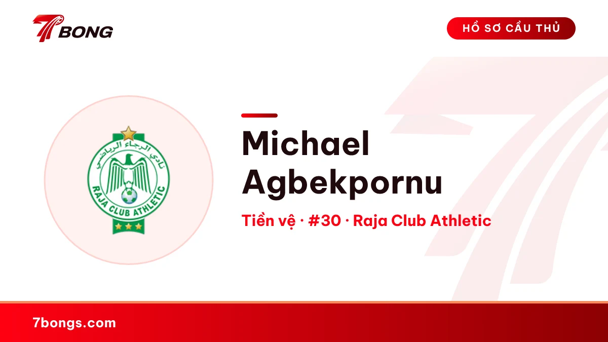 Michael Agbekpornu — Raja Club Athletic