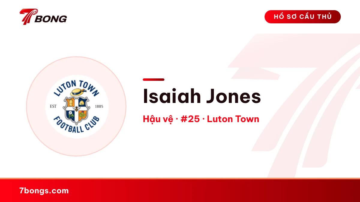 Isaiah Jones — Luton Town