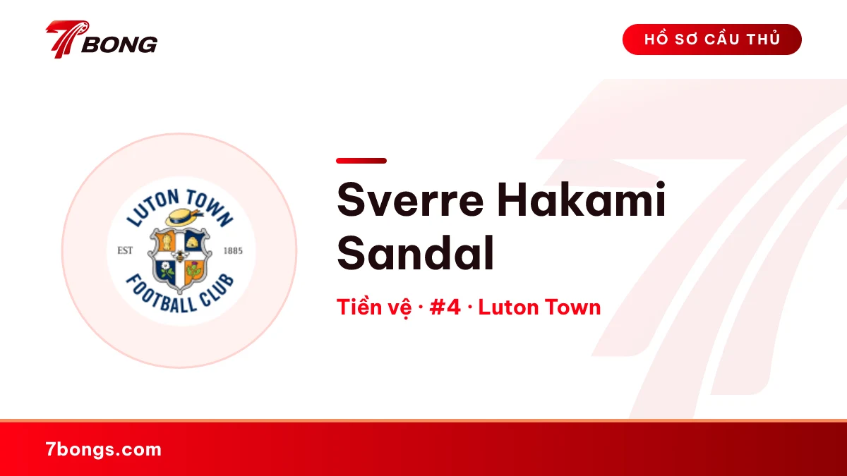 Sverre Hakami Sandal — Luton Town