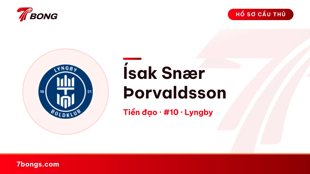Ísak Snær Þorvaldsson — Lyngby
