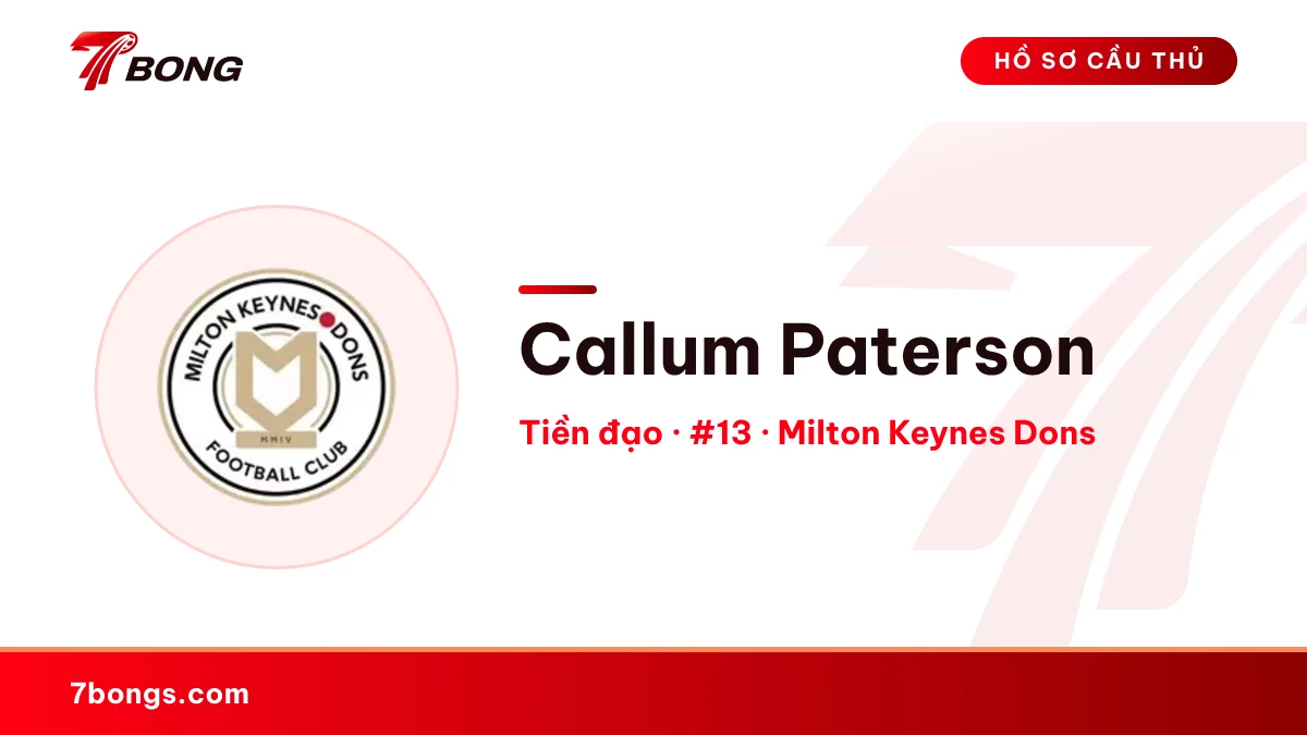 Callum Paterson — Milton Keynes Dons