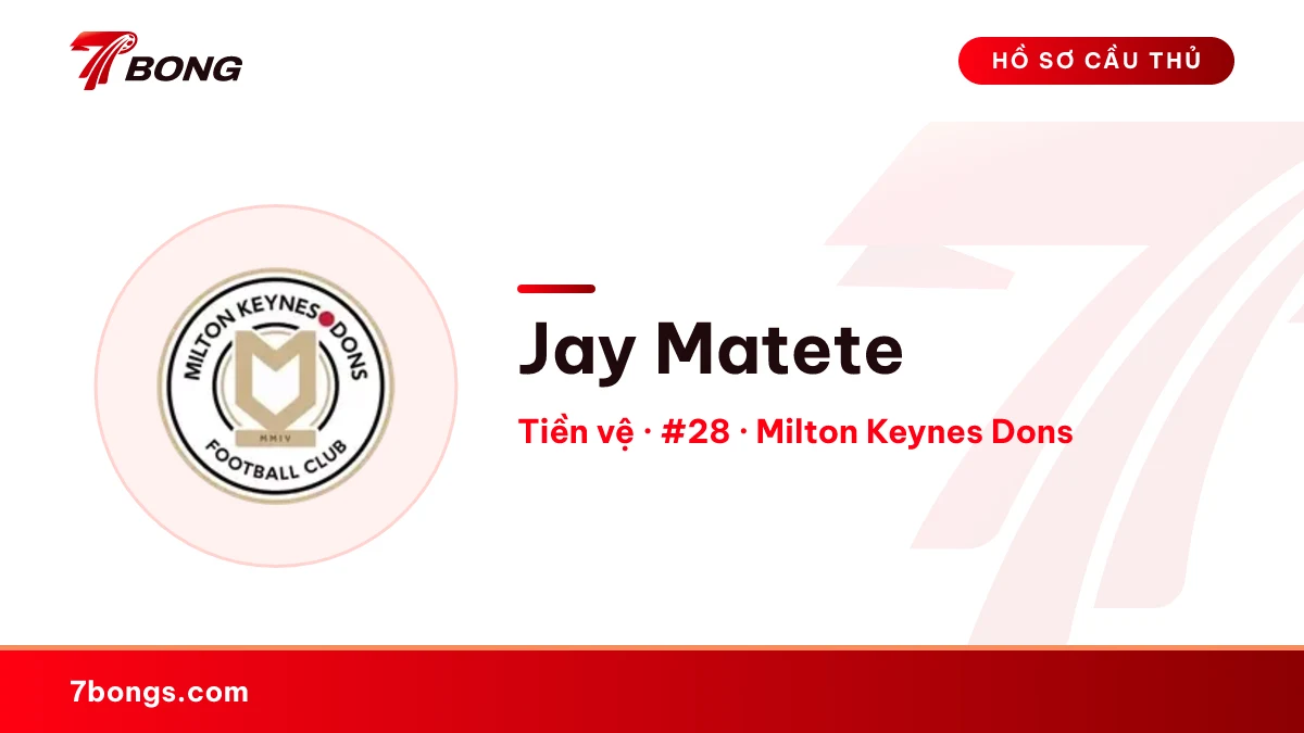 Jay Matete — Milton Keynes Dons