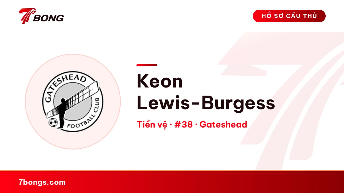 Keon Lewis-Burgess — Gateshead