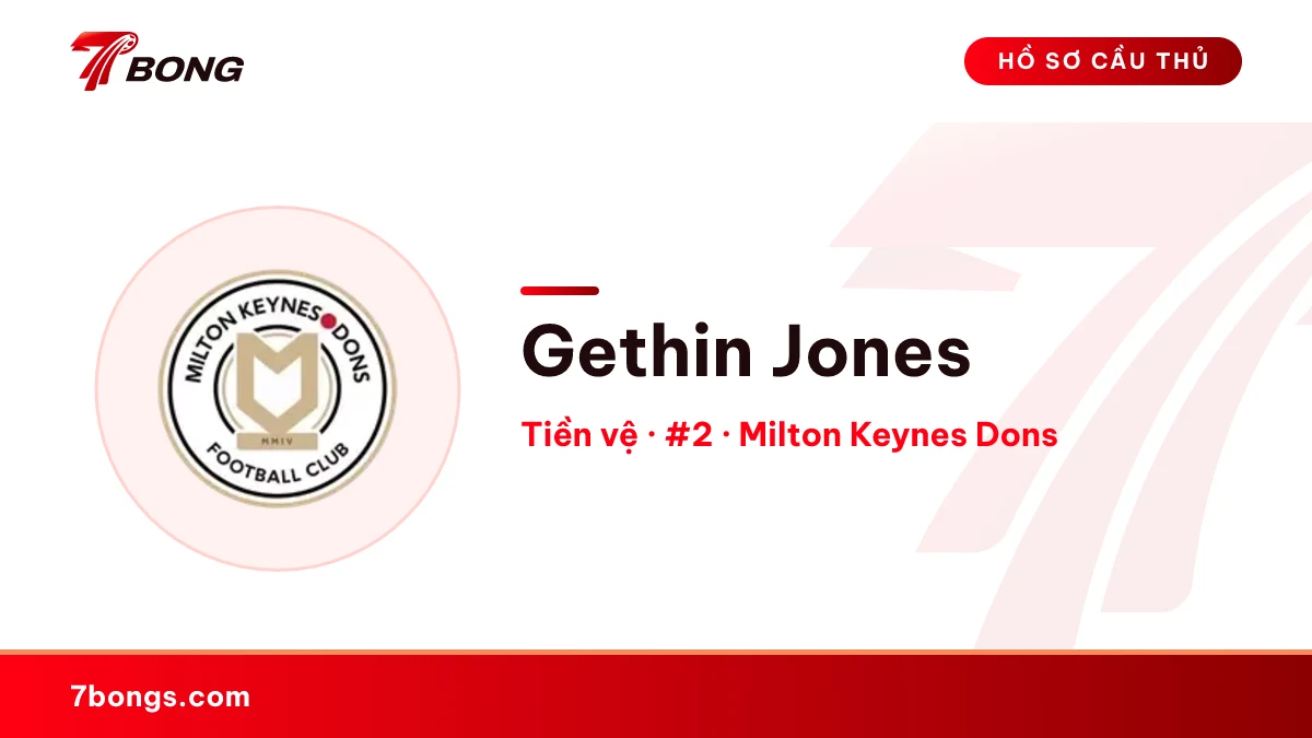 Gethin Jones — Milton Keynes Dons