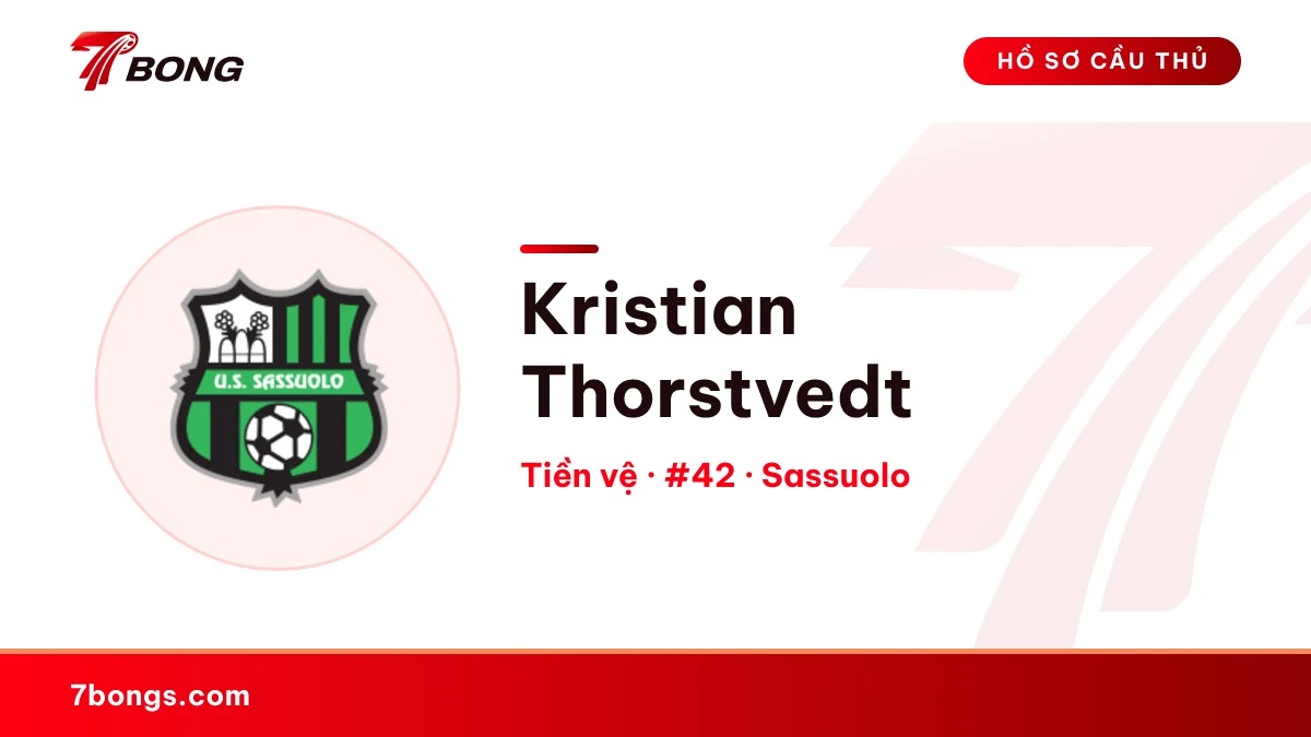 Kristian Thorstvedt — Sassuolo