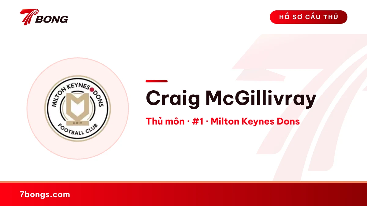 Craig McGillivray — Milton Keynes Dons