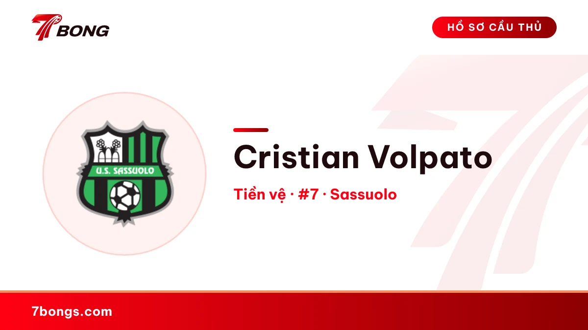 Cristian Volpato — Sassuolo